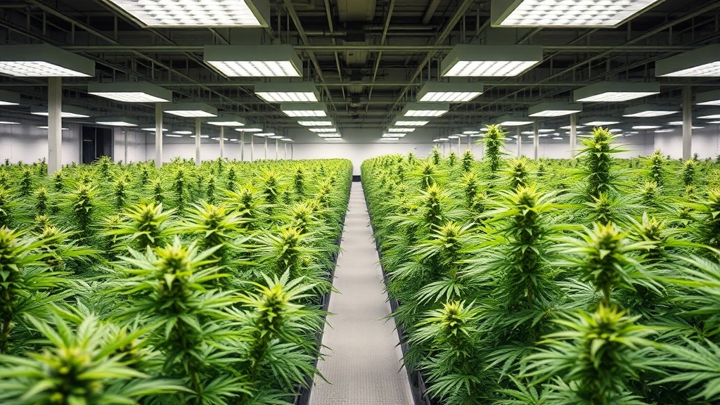 Commercial cannabis cultivation greenhouse